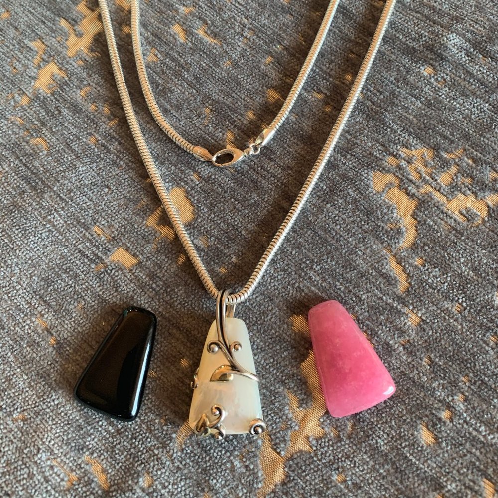 Interchangeable Opal Necklace - image 2